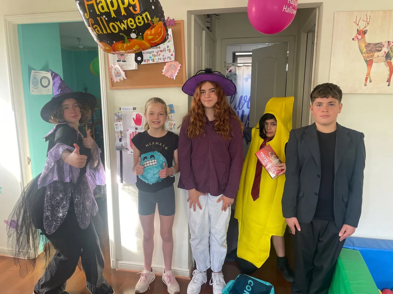 Celebración de Halloween en el centro